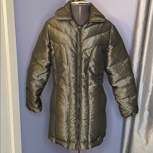 Comfy USA coat brown down insulated size 8